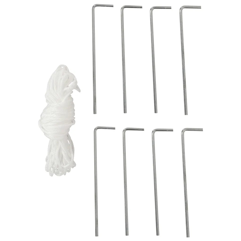 Tenda per Feste con 4 Pareti Laterali in Rete 3x3 m 45108