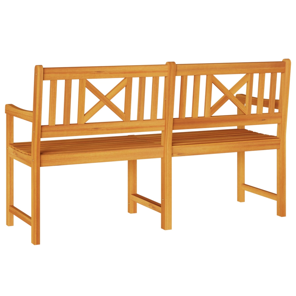 Panchina da Giardino 150x56x90 cm Legno Massello di Acacia