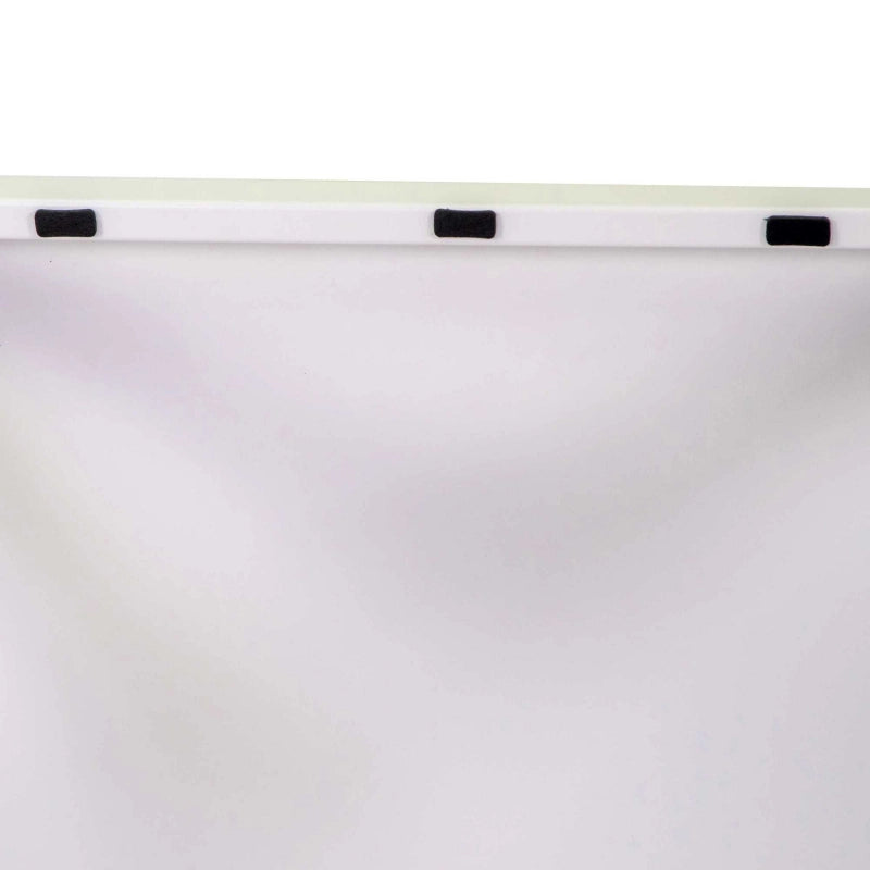 Tavolo alluminio regolabile Alma biancoquadro cm 60x60h75