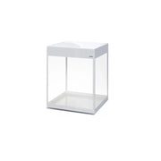 Aquael Glossy Set Cube D&N Bianco 132L cm50x50x63h - acquario completo di illuminazione LED