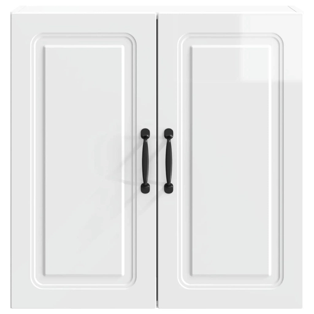 Mobiletto a muro Bianco Lucido 59 x 31 x 60 cm