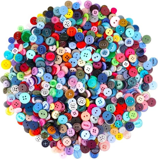 Bacchette colorate - 1000 pezzi - per ricamo, cucito e scrapbooking