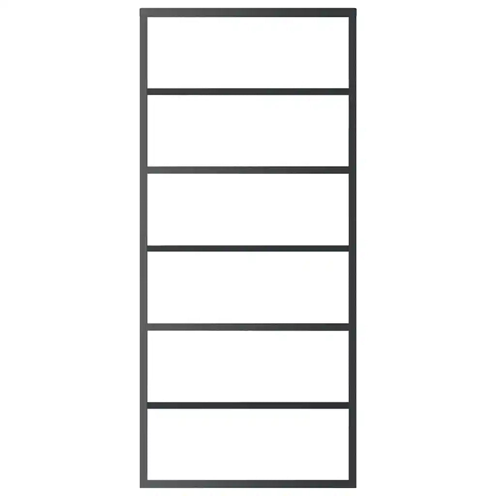 Porta Scorrevole in Vetro ESG e Alluminio 90x205 cm Neracod mxl 80457