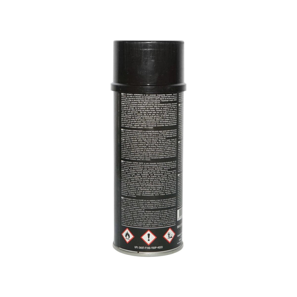 Xeramic Spray al Rame Professionale 400 ml, Previene Ruggine e Corrosione, Resistente a Pressioni e Temperature Elevate, da -35°C a +1.100°C