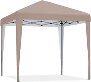 Tenda da giardino da 3 x 3 m pop-up con zaino di stoccaggio, corda e attrezzi per feste e mercatini estivi (color kaki)