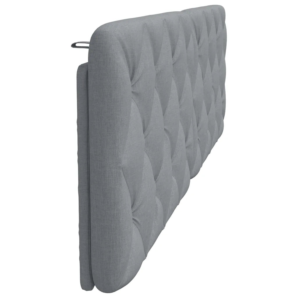 Cuscino Testiera Grigio Chiaro 180 cm in Tessuto CFW7886226