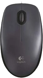 ORIGINAL Logitech Accessori per computer Grigio 910-001794 Maus M90 Mouse con cavo Logitech M90, per destrimani e mancini, USB, 3 pulsanti, 1000 DPI