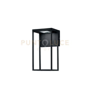 APPLIQUE LED GRIS NERA 12W 1390LM CCT 3000K / 4000K IP54 15X12,6X28CM