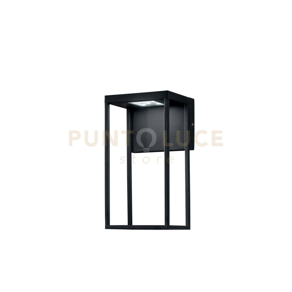 APPLIQUE LED GRIS NERA 12W 1390LM CCT 3000K / 4000K IP54 15X12,6X28CM