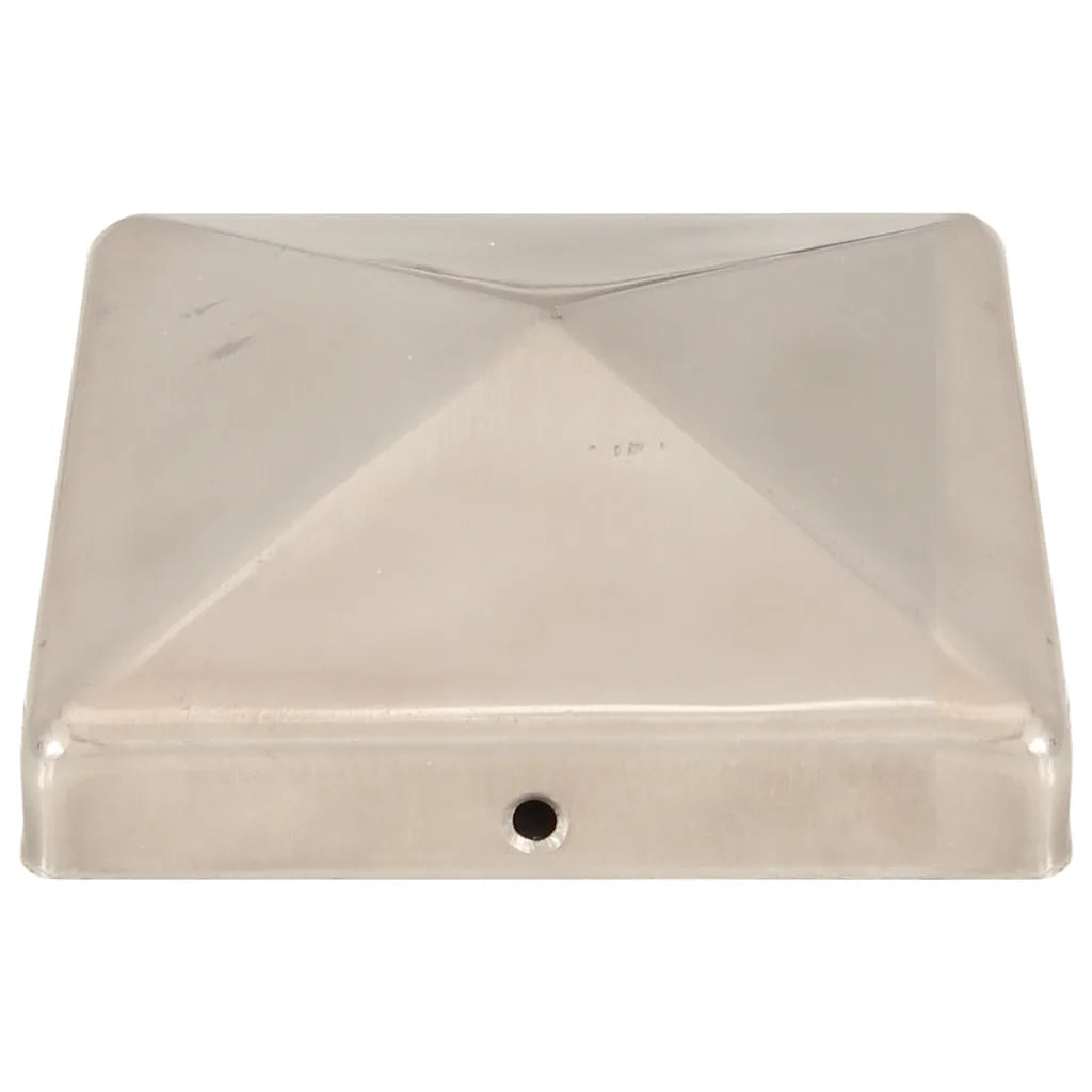 Tappi per Pali a Piramide 6 pz in Acciaio Inox 101x101 mm 145488