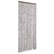 Tenda Antimosche Marrone e Beige 100x230 cm in Ciniglia CFW7286812