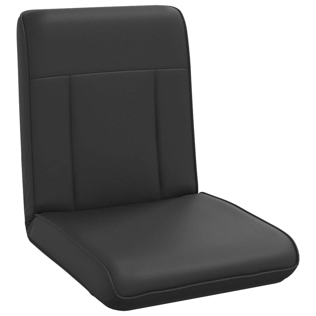 Sedia da Pavimento Nero 50 x 73 x 60 cm Pelle Sintetica 42028163