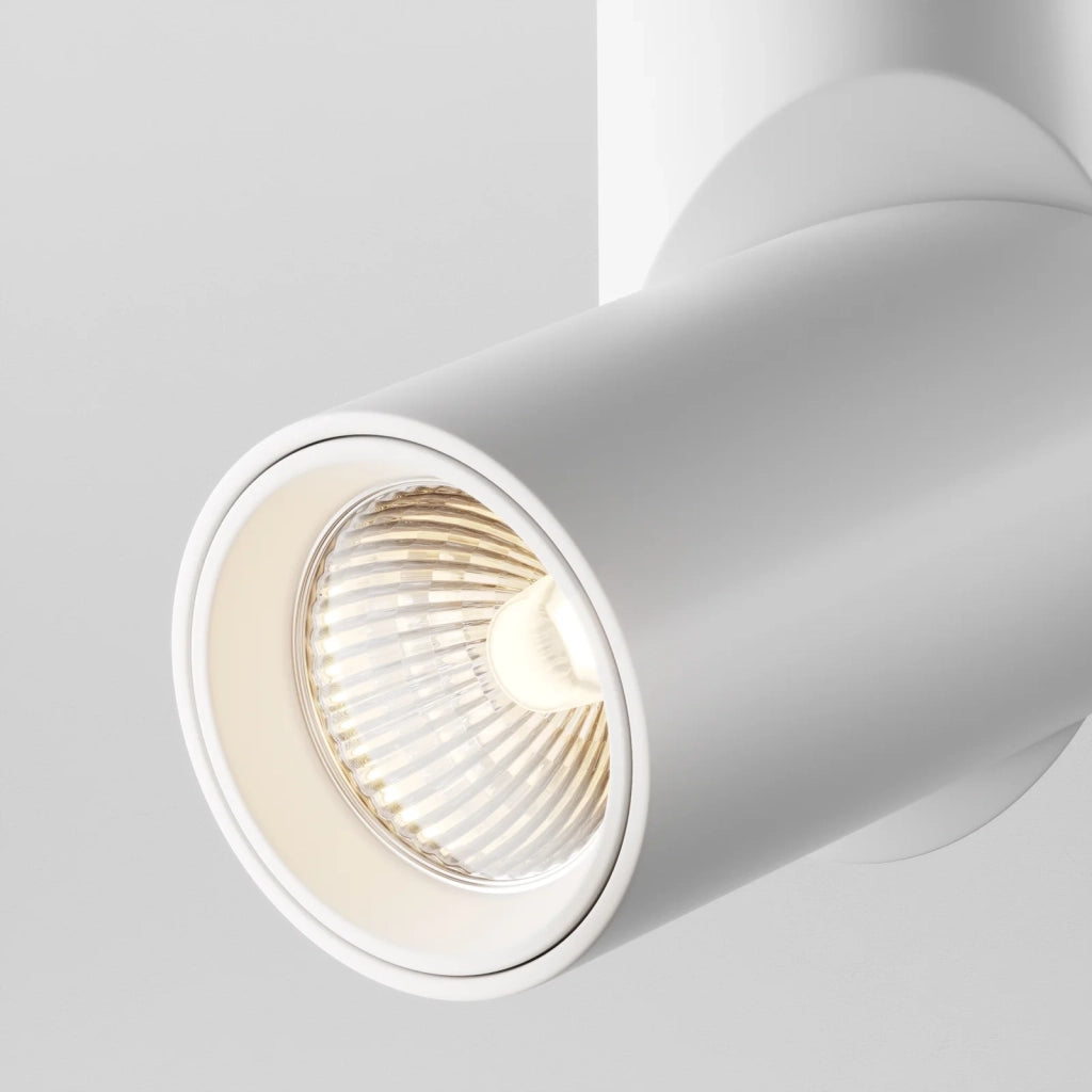 Maytoni Lampada da soffitto moderna Dafne 1 luce LED integrato bianco metallo