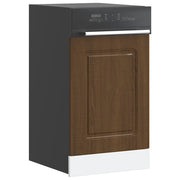 vidaXL Pannello Lavastoviglie Kalmar Rovere Marrone 45x1,5x67 cm
