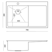Lavello In Acciaio Russel 111 Gold