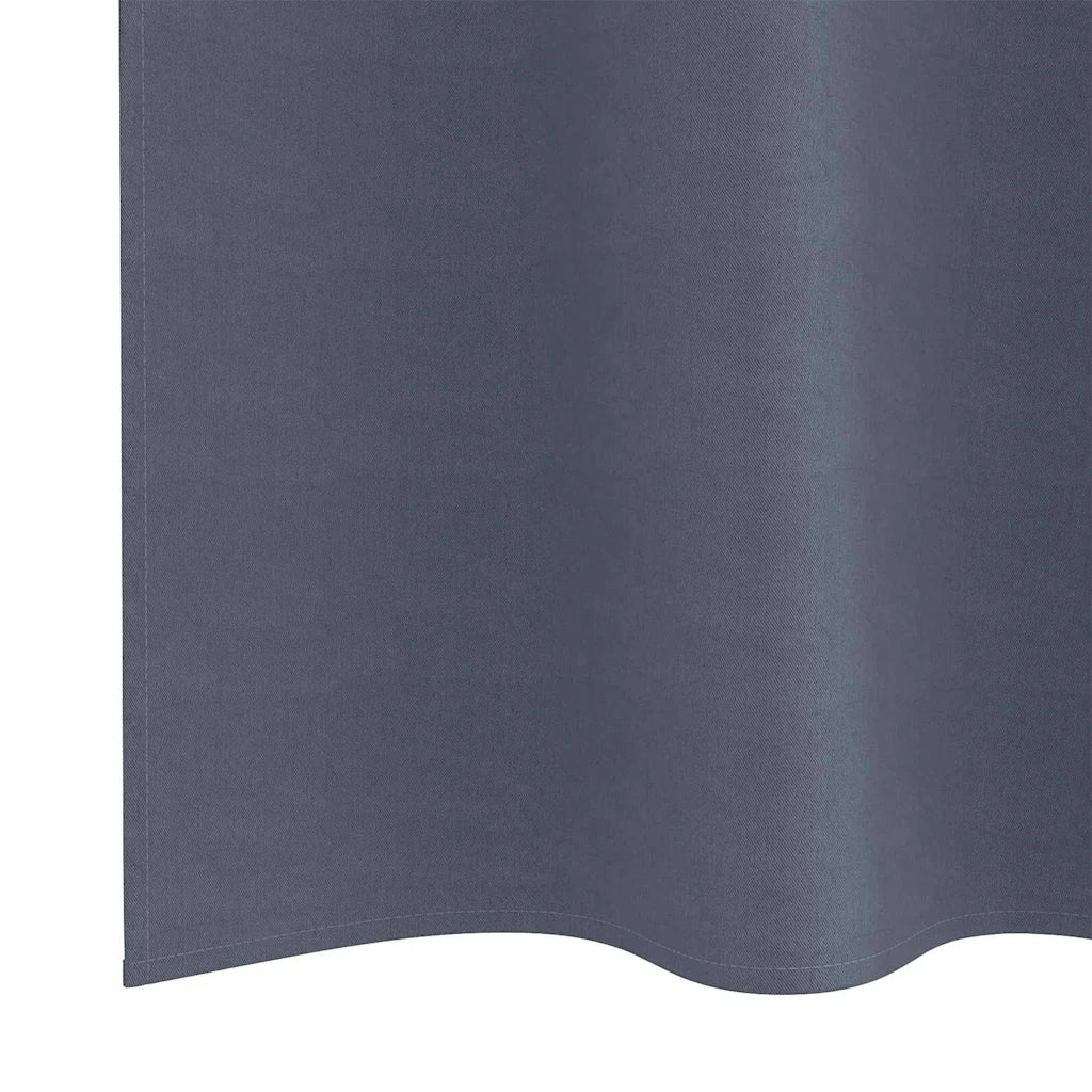 Tende Blackout con Anelli 2 pcs Antracite 260 x 140 cm 4107452