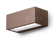 GES972C- APPLIQUE LED RUGGINE 3000K 837LM 15W IP65 21,5CM