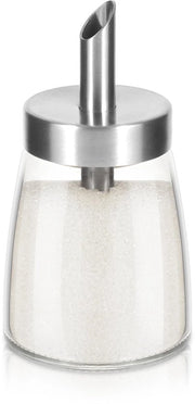 Dispensatore di zucchero da 140 ml 4,7 oz, coperchio con beccuccio anti-scheg, servizio facile in bicchieri in vetro, contenitore da cucina, accessorio decorativo per bancone, bar caffè, ristorante