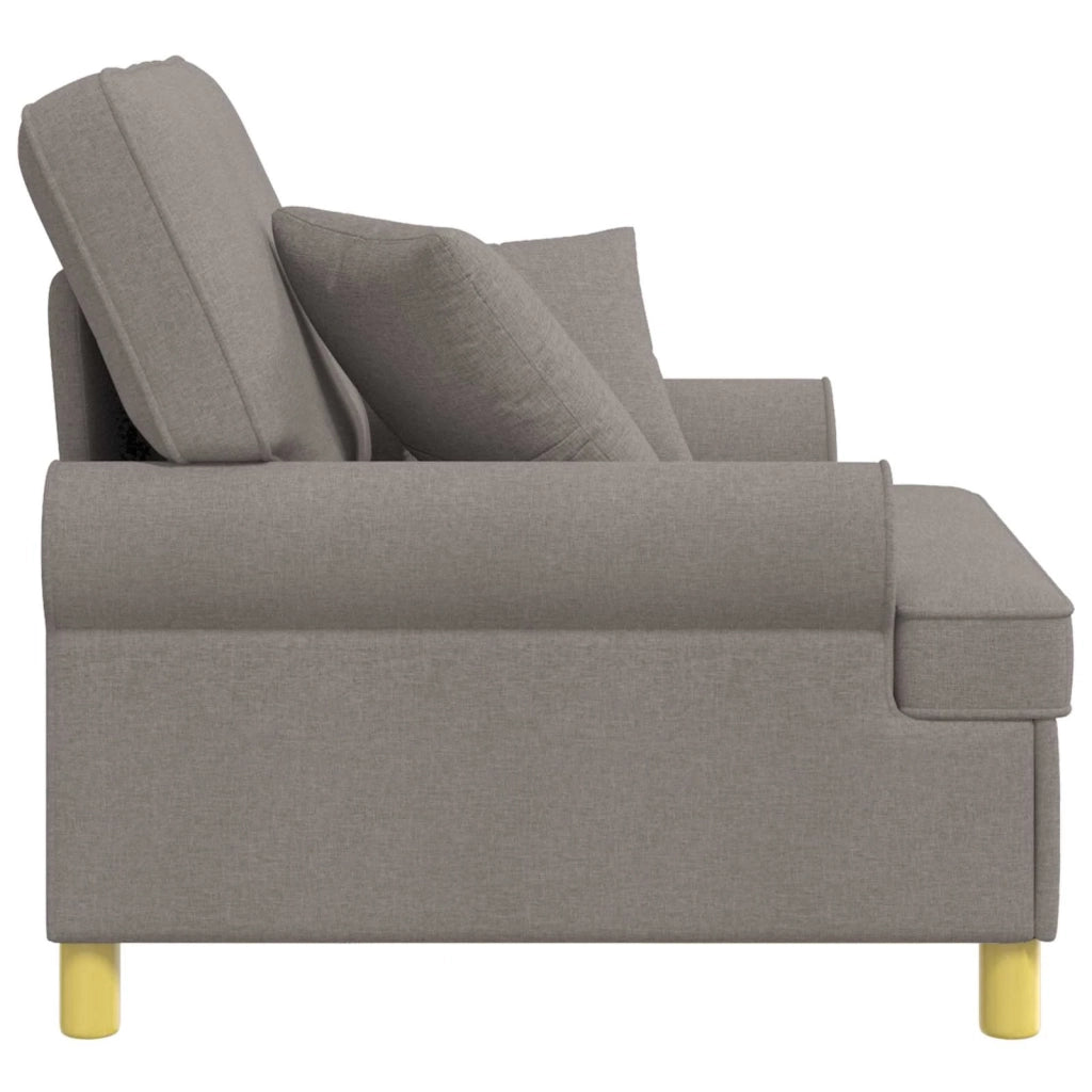 Poltrona XL con Cuscini Tortora Tessuto 42043489