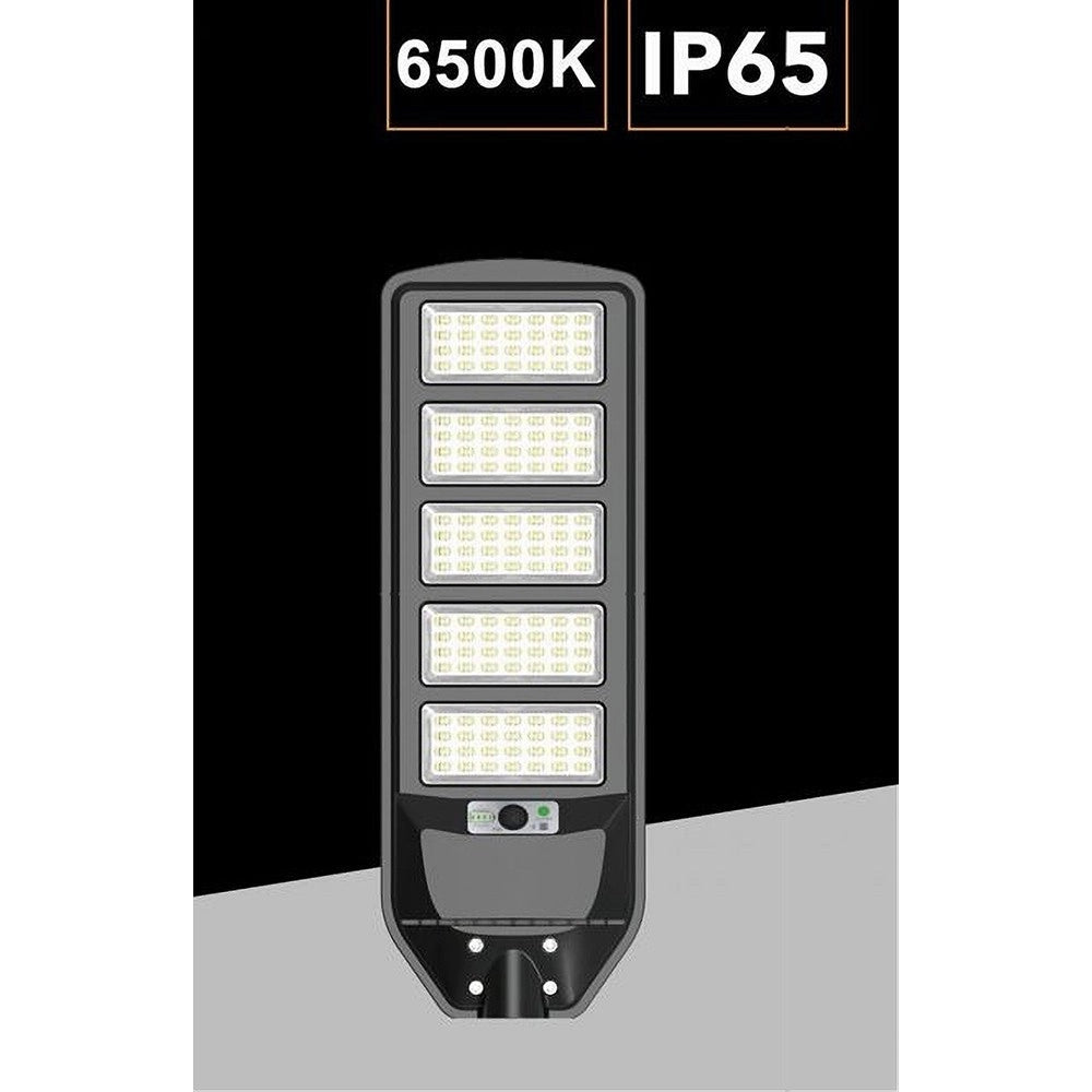 Trade Shop - Lampione Solare Led 270w Sensore Movimento Pir Telecomando Ip65 Esterno J02-270w-f -