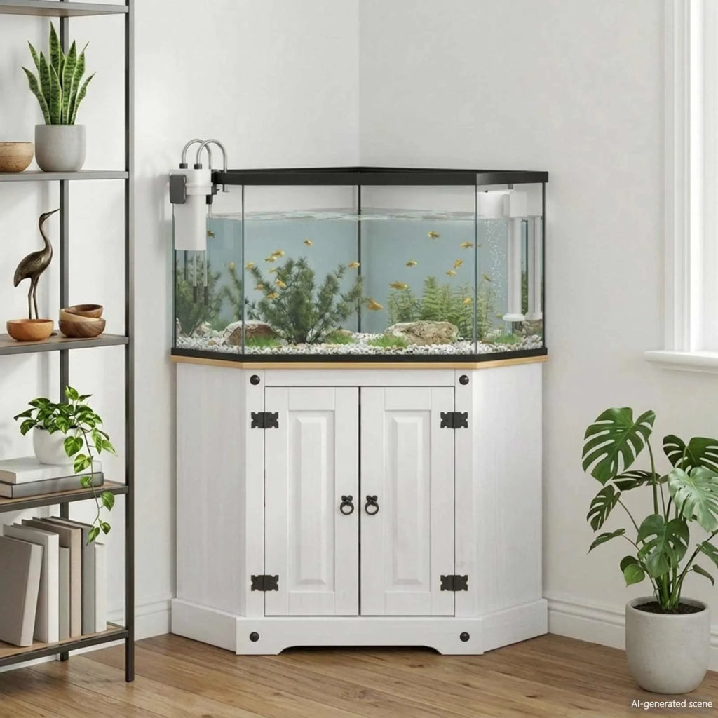 Supporto per Acquario Corona Bianco 70 x 70 x 73 cm 42034042