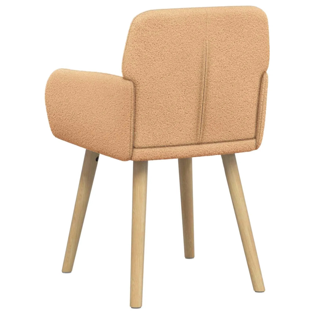 Sedie da pranzo 2 pcs Bouclé Beige 59 x 56 x 86 cm 42034329