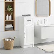 Mobiletto da Bagno UTRECHT Bianco Lucido 30 x 31 x 77 cm 897709