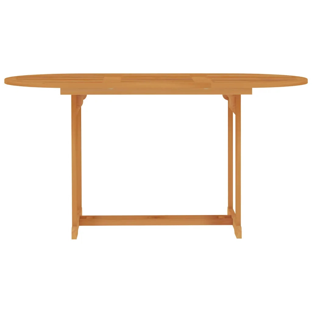 Set da Pranzo da Giardino 5 pz in Legno Massello di Teak 3059537
