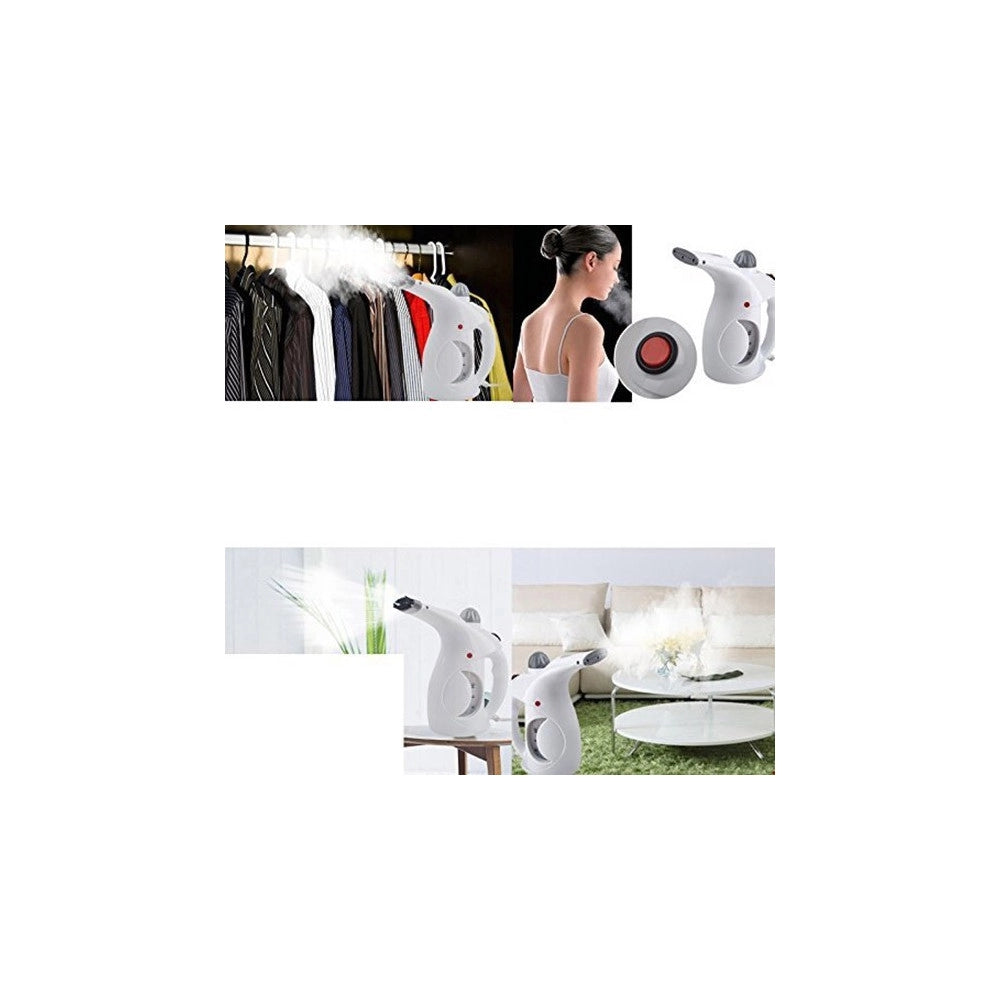 Trade Shop - Mini Spazzola A Vapore, Multifunzione Per Casa, Ufficio, Viaggio -