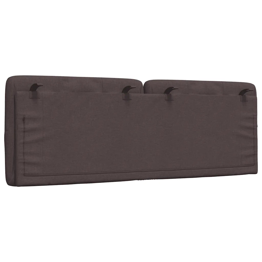 Cuscino Testiera Marrone Scuro 140 cm in Tessuto 4019222