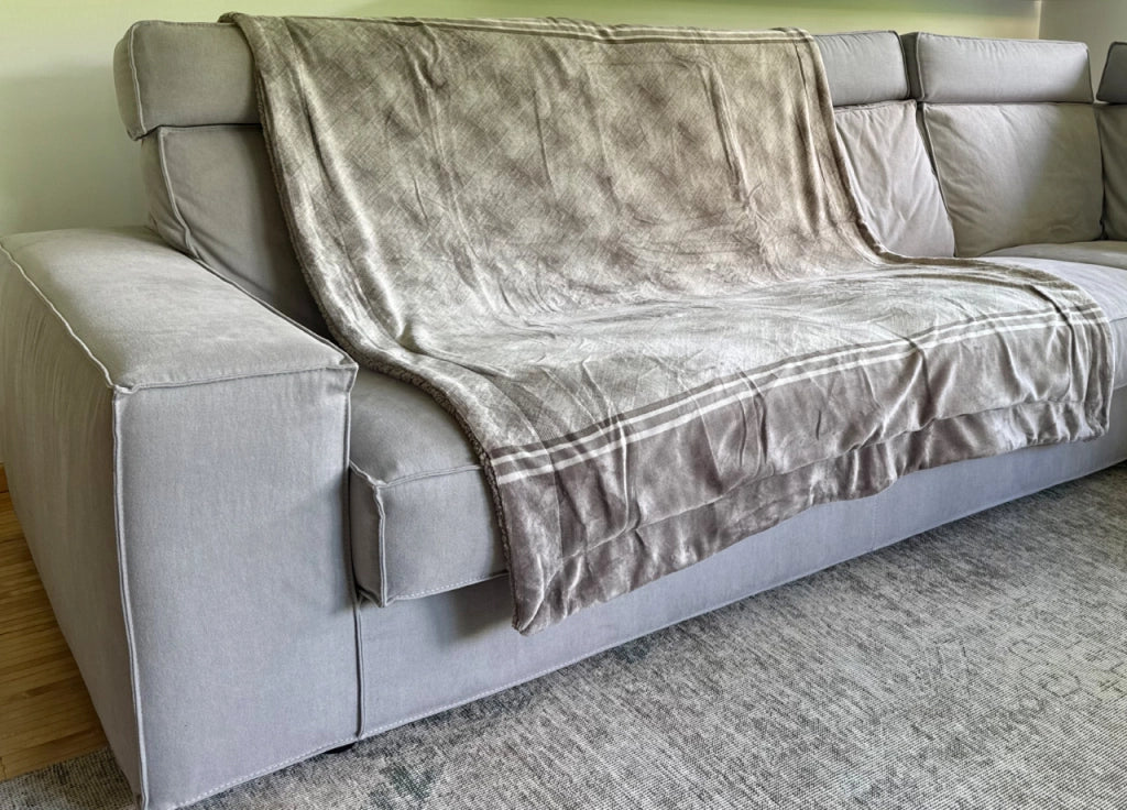 Plaid Morbido Stampato Coperta Calda Inverno Divano Sherpa Disegno Atene - 130x160 - Atene