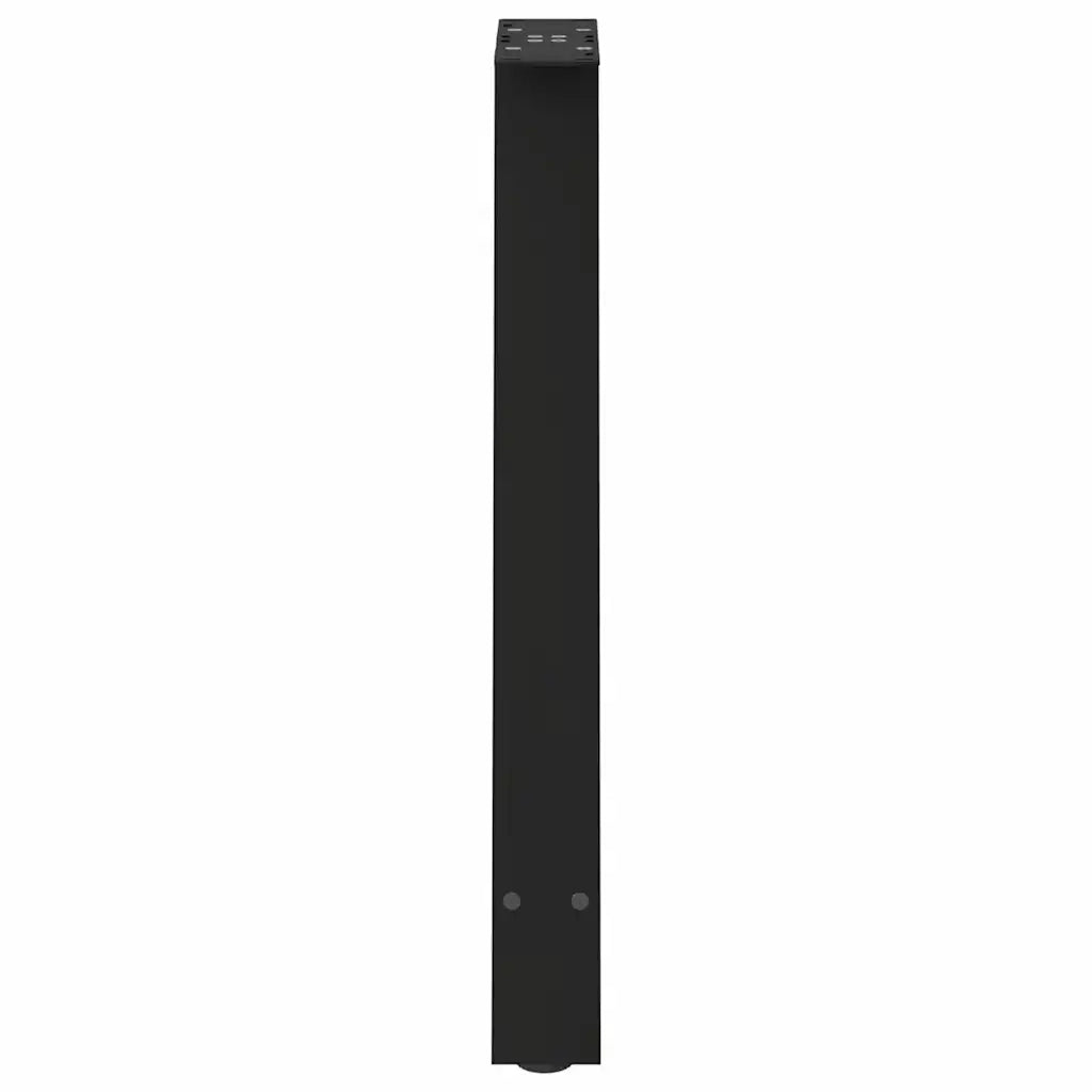 Gambe per tavolo da pranzo a forma di A 2 pz | Piede del tavolo nere 60x(72-73) cm in acciaio