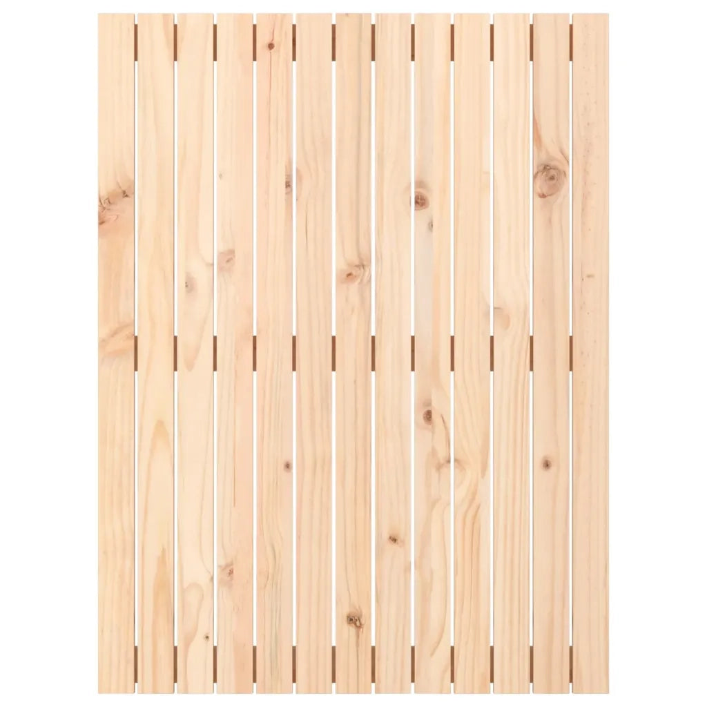 Testiera da Parete 82,5x3x110 cm in Legno Massello di Pino