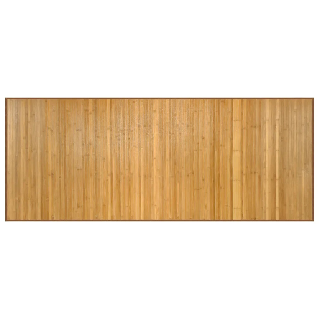 Tappeto Rettangolare Natura 80x200 cm in Bambù 376907