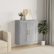 vidaXL Credenza Grigio Sonoma 69,5x34x90 cm in Legno Multistrato