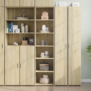Credenza-Buffet-Armadio da cucina Rovere Sonoma 45x41x185 cm in Legno Multistrato