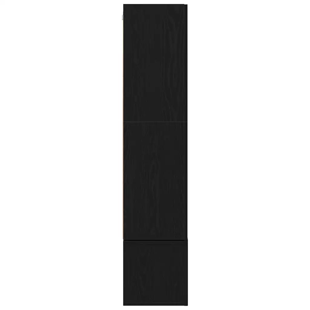 Set mobile TV 6 pcs Rovere Nero Legno multistrato 3333060