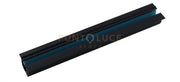 LED-TRACK-2M-INC NERO BINARIO INCASSO TRIFASE NERO INCLUSO TAPPI 200X5,5X3,3CM