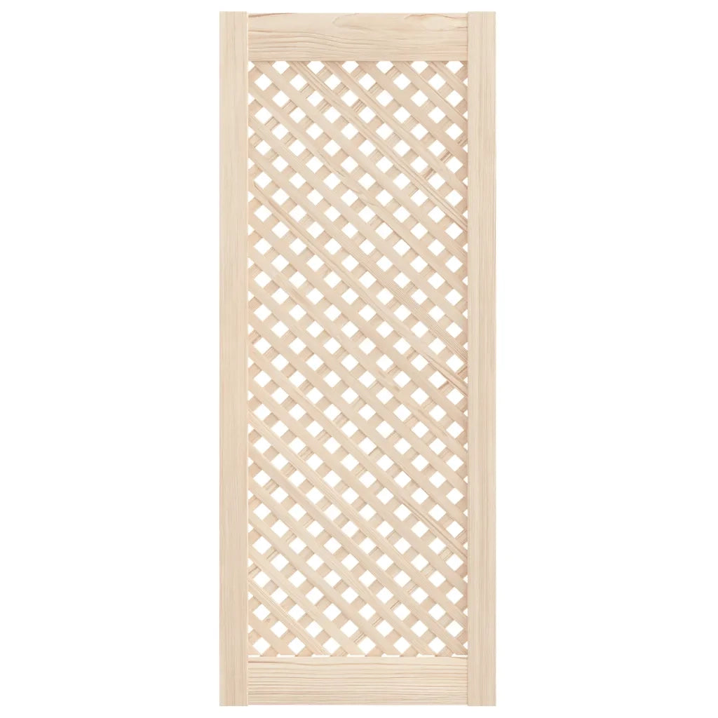 Ante con Design a Reticolo 2 pz 39,5x99 cm in Legno di Pino CFW9724158
