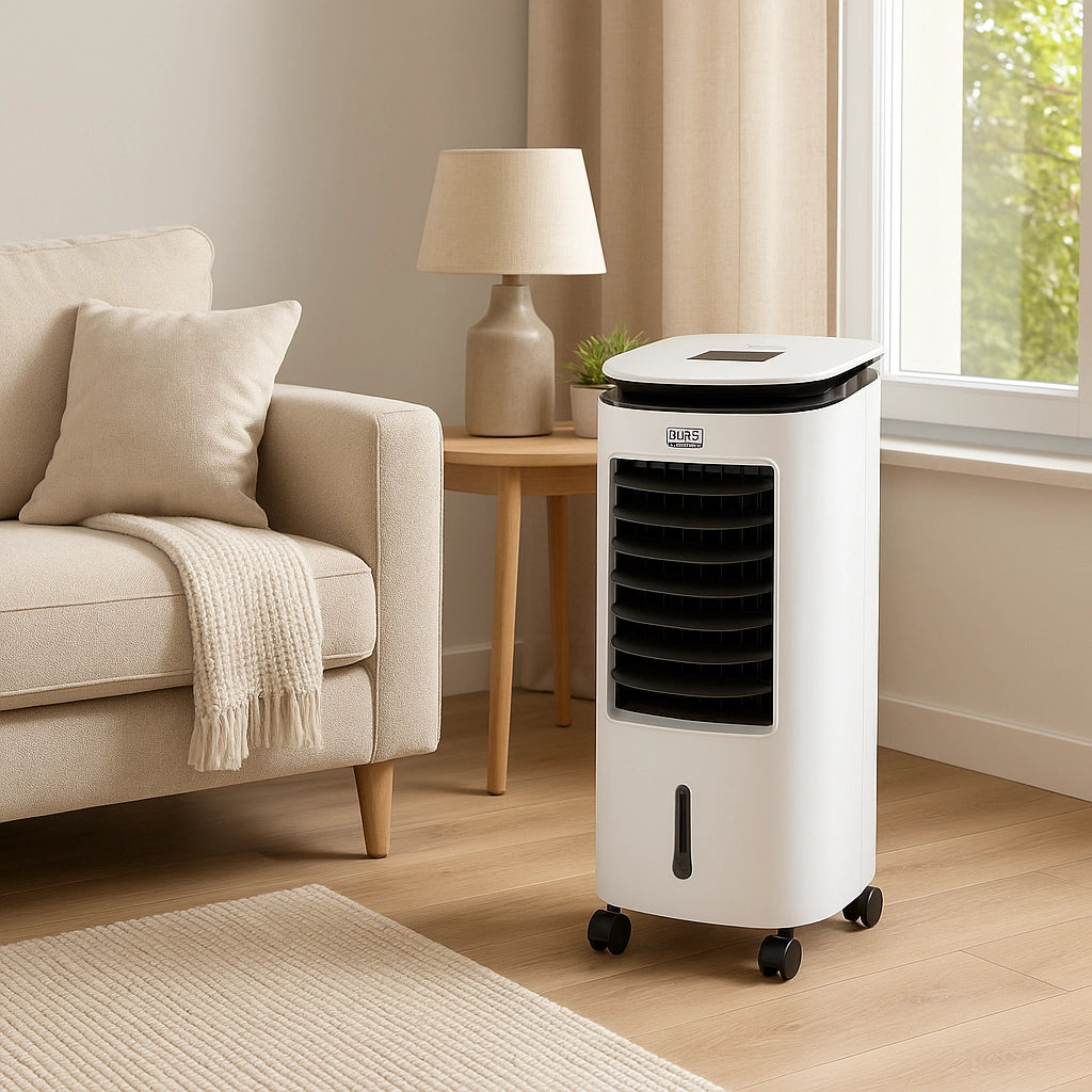 Ventilatore Raffrescatore d'aria silezioso con Timer BLACK+DECKER BXAC7E