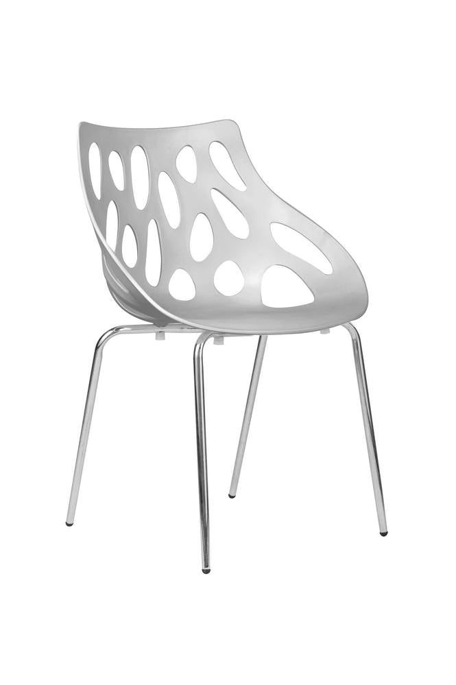 Orlandoset 4 sedie attesa - bianco