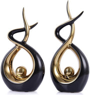 Decorazione da Parete Moderna, Statua Abstracta per Soggiorno, Comodino, Comodino TV, Tavolo Salotto, Cucina, Ufficio, Camera da Letto, Decorazione Interni, Punto di Fuga, Grande Idea Regalo
