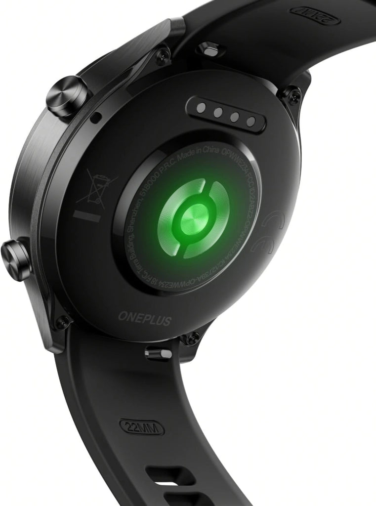 2R Watch con Wear OS 4 di Google, Chipset Snapdragon W5, fino a 100 ore di durata della batteria, display AMOLED da 1,43", oltre 100 modalità sportive, GPS a doppia frequenza, 5ATM, IP68 e