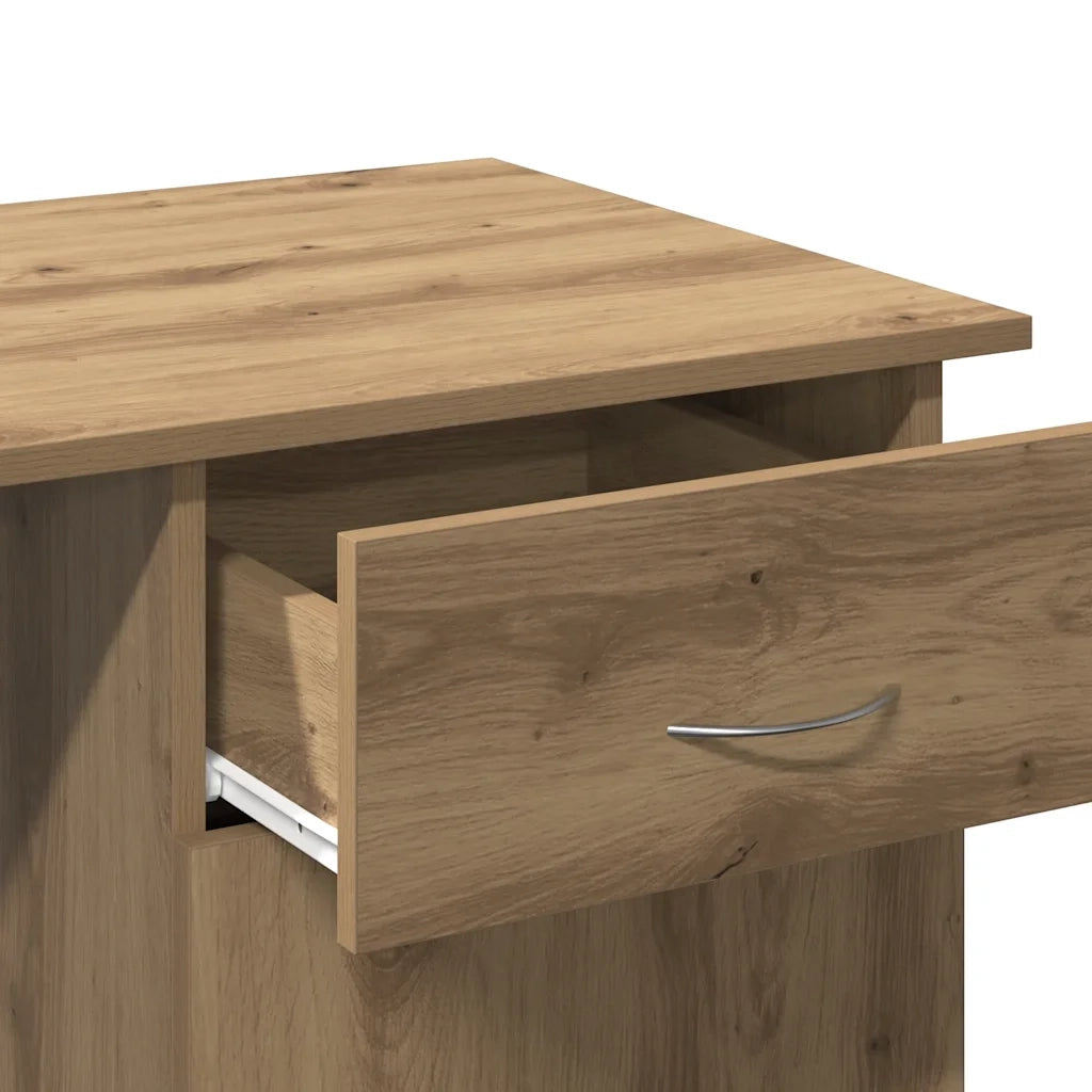 Scrivania Rovere Artigianale 100x50x76 cm in Legno Multistrato