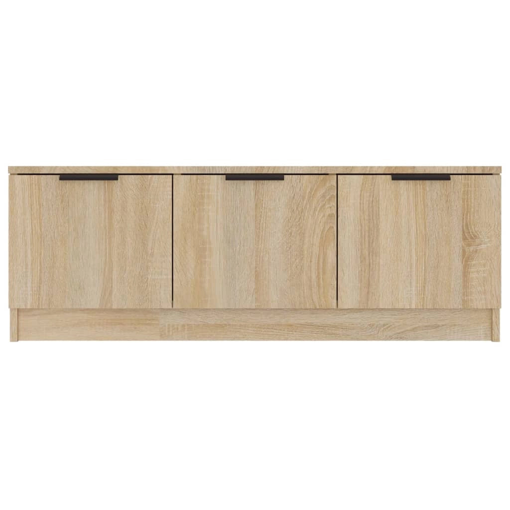 Mobile TV multimediale mensola TV credenza mobile TV sala da pranzo soggiorno camera da letto rovere Sonoma 102 x 35 x 36,5 cm legno ingegnerizzato marrone 02_0027435