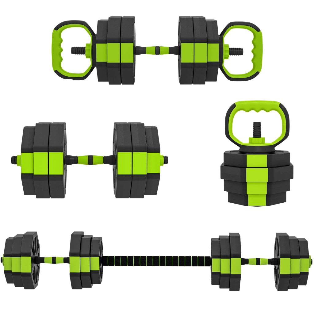 Mancuernas Ajustables 25 kg 6 en 1 ¨C zephmum ¨C Kettlebell Barra Soporte para Flexiones