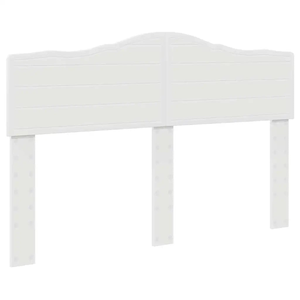Testiera-Testata-Testiera Decorativa Bianco Lucido 160 cm Legno multistrato 843933