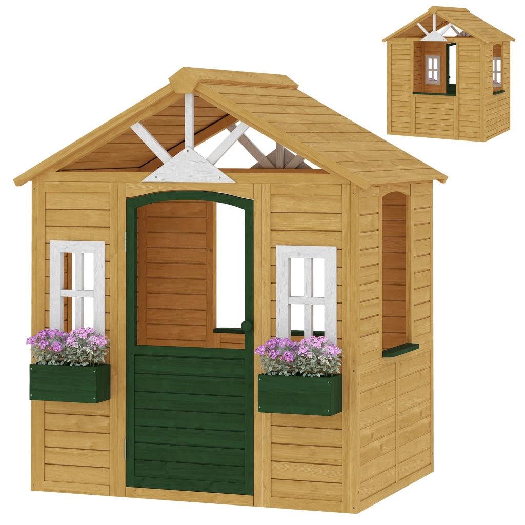 Casetta da Giardino per Bambini in Legno ¨C zephmum ¨C Marrone