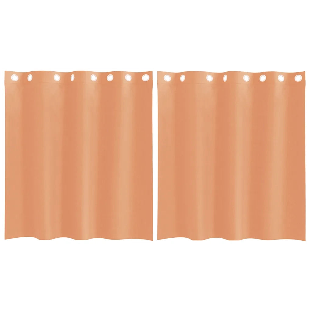 vidaXL Tende in Voile con Occhielli 2 pz Terracotta