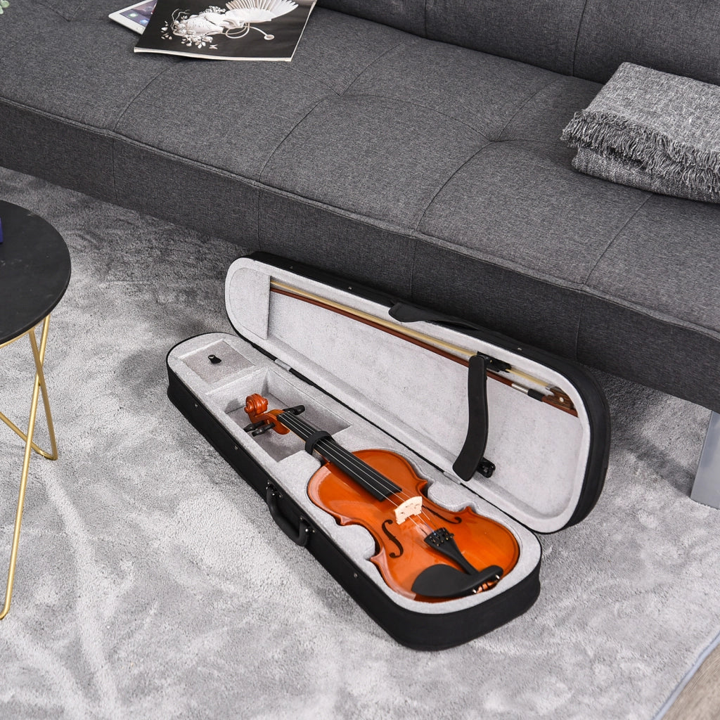 Violino 4/4 ¨C zephmum ¨C con custodia, accordatore, spalliera, archetto, colofonia, corde di ricambio e panno